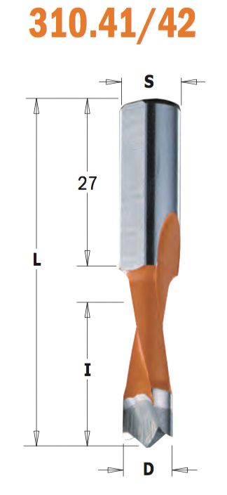 Фото 8x27x57,5 Z=2+2 S=10x27 RH Сверло глухое XTREME в интернет-магазине ToolHaus.ru